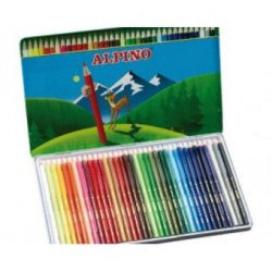 LAPIZ color 24 Alpino Caja metal