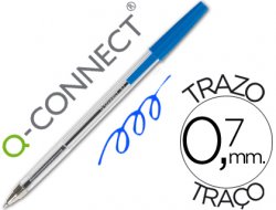 BOLIGRAFO Q-Connect AZUL