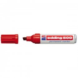 ROTULADOR Edding 500 ROJO