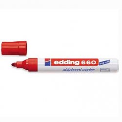 ROTULADOR Pizarra blanca Edding 660 ROJO