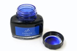 TINTA pluma Parker frasco AZUL