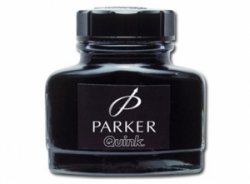 TINTA pluma Parker frasco NEGRO