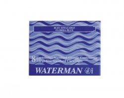 TINTA pluma Waterman (8 cartuchos)  AZUL