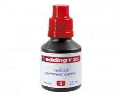 TINTA rotulador Edding T-25  ROJO