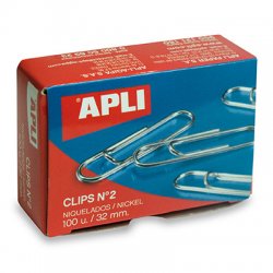 CLIPS labiados n? 2 ( 32 mm.) Apli