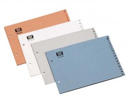 INDICE para archivador papel