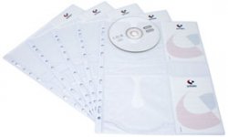FUNDA plastico 4 CD-ROM A-4 (bolsa 5 u.)