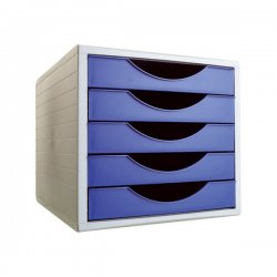 CAJON  5 bandejas 5*  AZUL