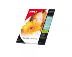 PAPEL Apli Glossy Everyday A-4 180 grs. (100 h.) r