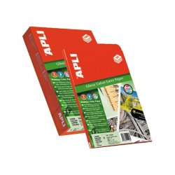 PAPEL Apli Glossy Doble Cara A-4 160 grs. (100 h.)