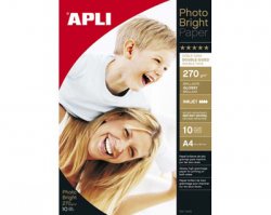 PAPEL Apli Photo Bright Doble Cara A-4 270 grs. (1