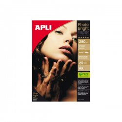 PAPEL Apli Photo Bright PRO A-4 280 grs. (25 h.) r