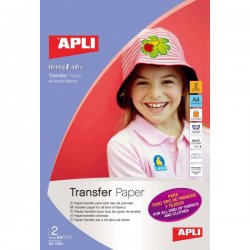 PAPEL Apli Transfer Inkjet todas prendas A4 ref.10