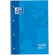 CUADERNO A-4 - 80 h. cuad. OXFORD azul claro