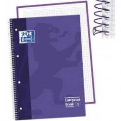 CUADERNO A-4 - 80 h. cuad. OXFORD violeta