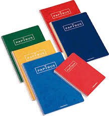 CUADERNO F? - 80 h.1 linea Papyrus TAPA DURA