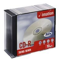 CD-R 700 Mb - 80' Imation Slim (Caja 10 u.)