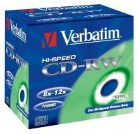 CD-RW 700 Mb Verbatim (Caja 10 u.)