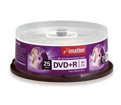 DVD+R 4,7 Gb 16X Imation (Tarrina 25 u.)