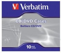 CAJA CD transparente Verbatim (10u.)