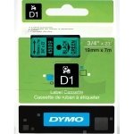 CINTA rotular Dymo 1000  D1  (19 mm.x 7 m.)  NEGRO