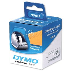 ETIQUETAS Dymo Label carpeta colgante 50x12, rollo