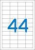 ETIQUETA adh. Multi3 ref. 4717 (48.5 x 25.4) c/ 44