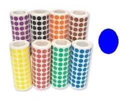 GOMETS redondos 10,5 mm (rollo 4.720 u.) AZUL