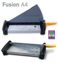 CIZALLA de palanca A-4 Fellowes Fusion con protecc
