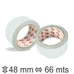 CINTA Precinto 66 m x 48 mm  Poliprop. BLANCO