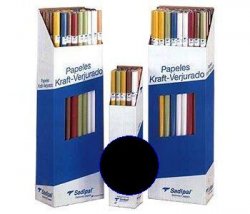 PAPEL embalaje color rollo 5 m. NEGRO