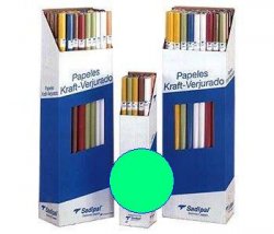 PAPEL embalaje color rollo 5 m. VERDE