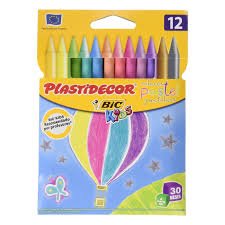 PLASTIDECOR 12 pastel