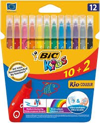 ROTULADOR Bic Kids 12 col.