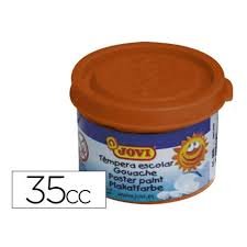 TEMPERA bote 35 ml. Jovi  MARR?N