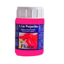 TEMPERA bote 35ml. Tela FLuor. ROSA