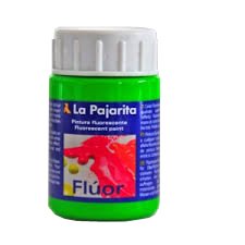 TEMPERA bote 35ml. Tela FLuor. VERDE